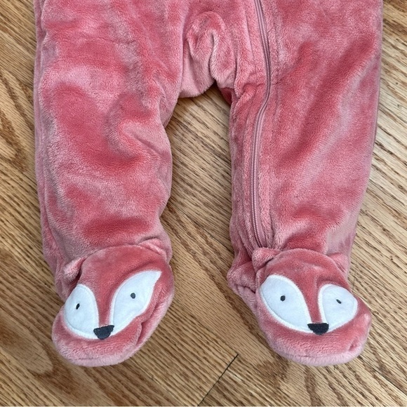 Carter’s Baby Snowsuit Fox Pink Size 9 months - Picture 4 of 10